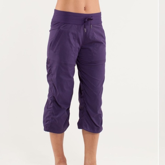 lululemon athletica Pants - Lululemon Dance Studio Cropped Leggings Pants Size 6 in Concord Grape Purple